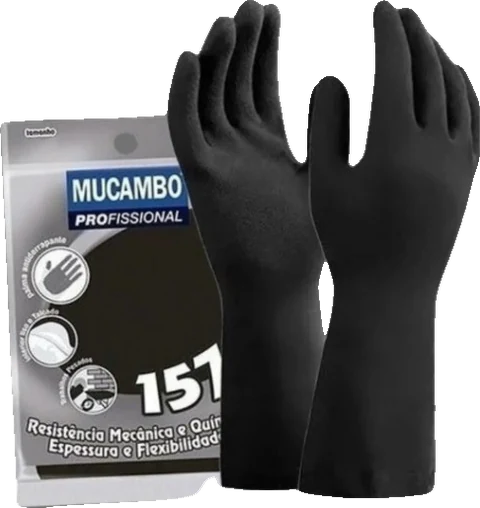 Luva de látex Mucambo profissional